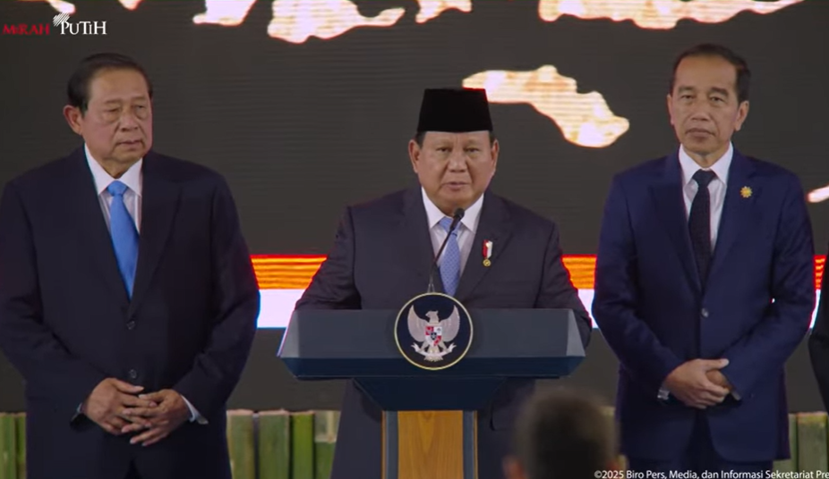 Presiden Prabowo Subianto menegaskan bahwa BPI Danantara akan dikelola secara transparan dan diawasi ketat. (foto tangkap layar yt) 